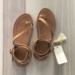 Dôen Leather Strap Rio Sandal NWT Size 40 USA 9.5/10
